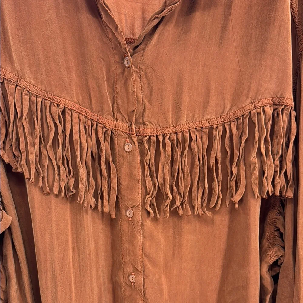 Tianello fringe brown
